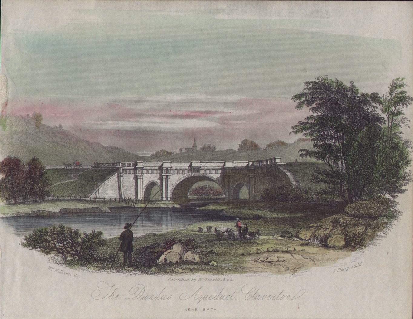 Steel Vignette - The Dundas Aqueduct, Claverton Near Bath - Shury